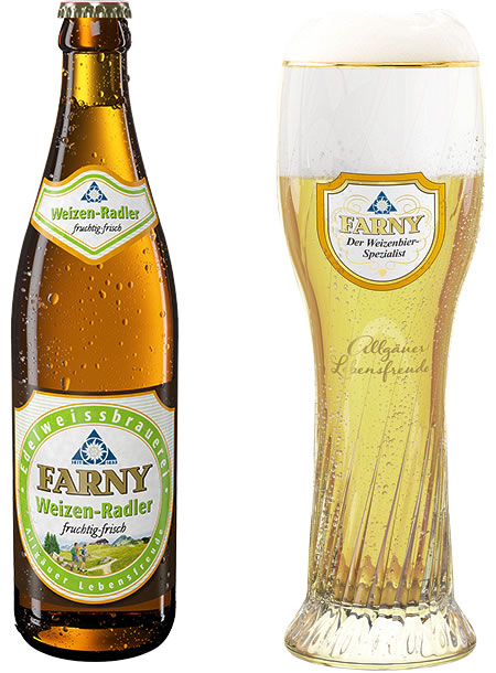 Allgäuer Weizen-Radler – EDELWEISSBRAUEREI FARNY